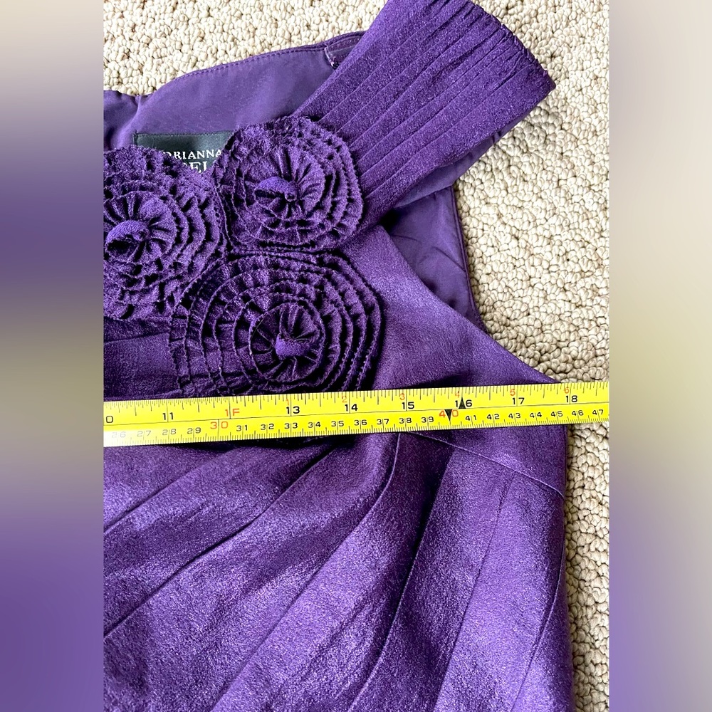Adrianna Papell Beautiful Cocktail Dress in Purple - Picture 5 of 8